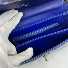 샤넬 블루 리자드 스킨 미디엄 퍼펙트 엣지 플랩 백 샤넬 블루 리자드 스킨 미디엄 퍼펙트 엣지 플랩 백