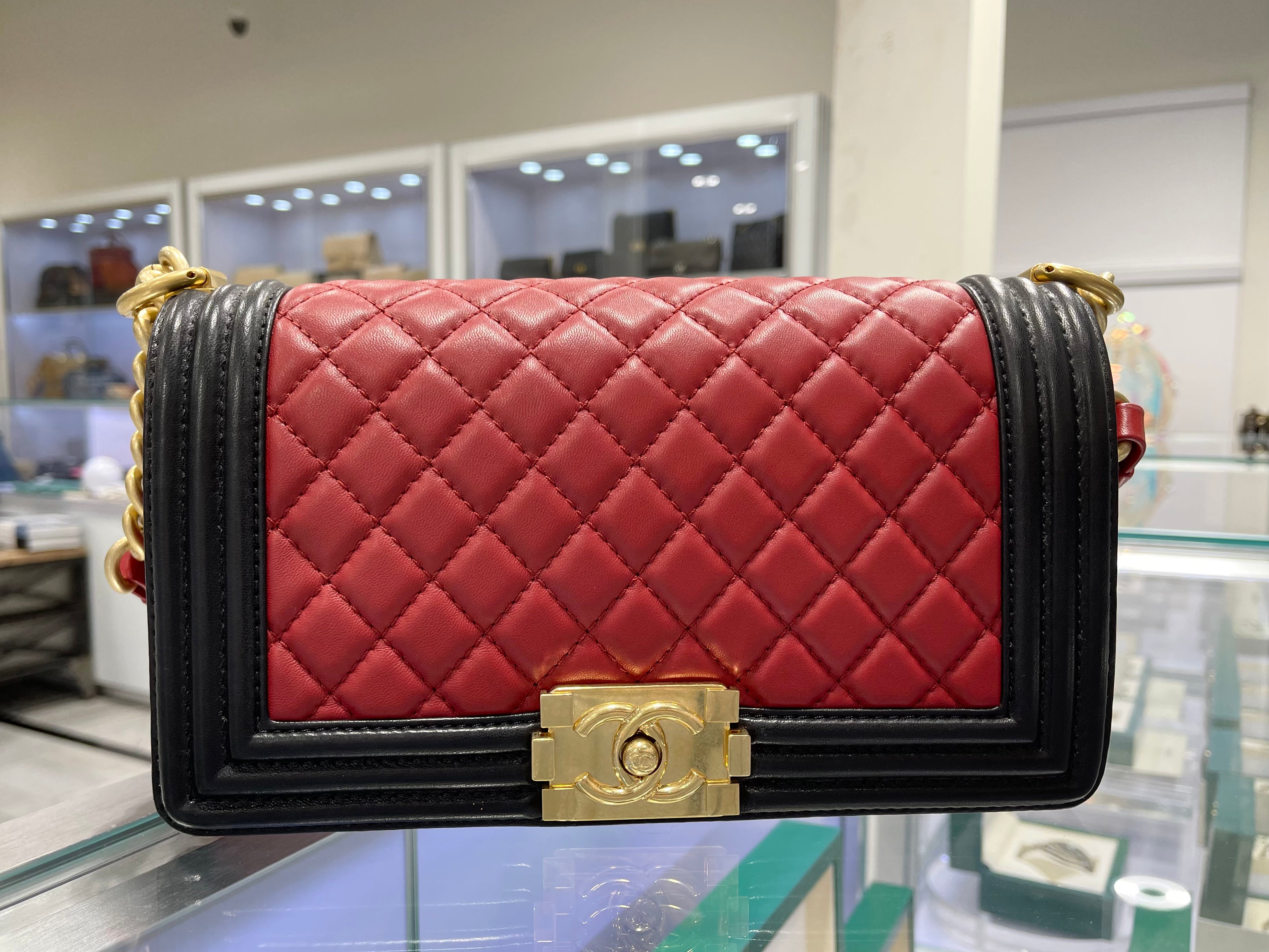 Chanel Bicolor Bag Quilted Lambskin Old Medium – vetoben.com
