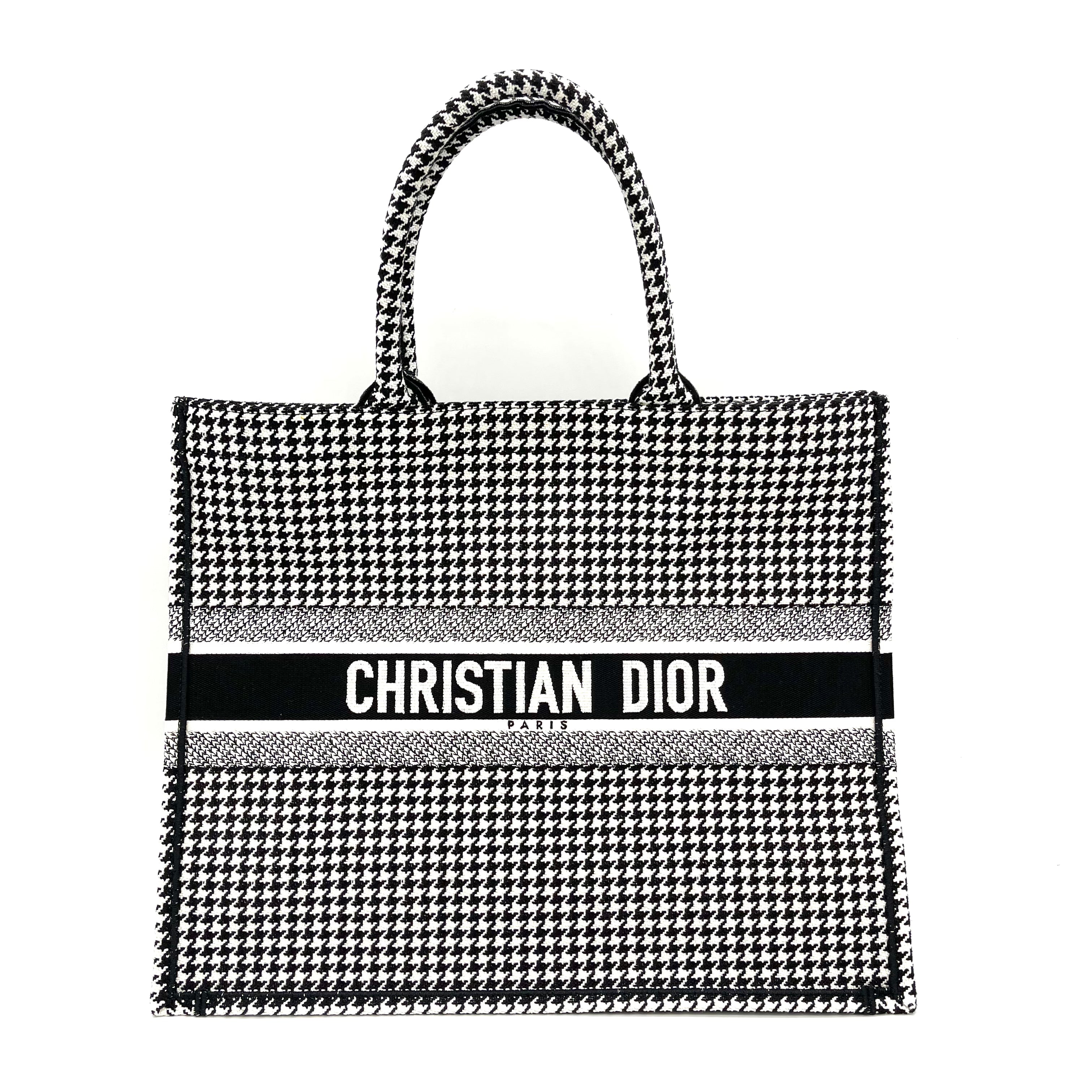 Christian Dior Embroidered Book Tote