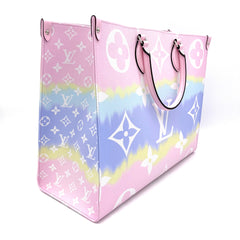 Brand New  LOUIS VUITTON Monogram Escale Onthego GM Pastel Brand New  LOUIS VUITTON Monogram Escale Onthego GM Pastel