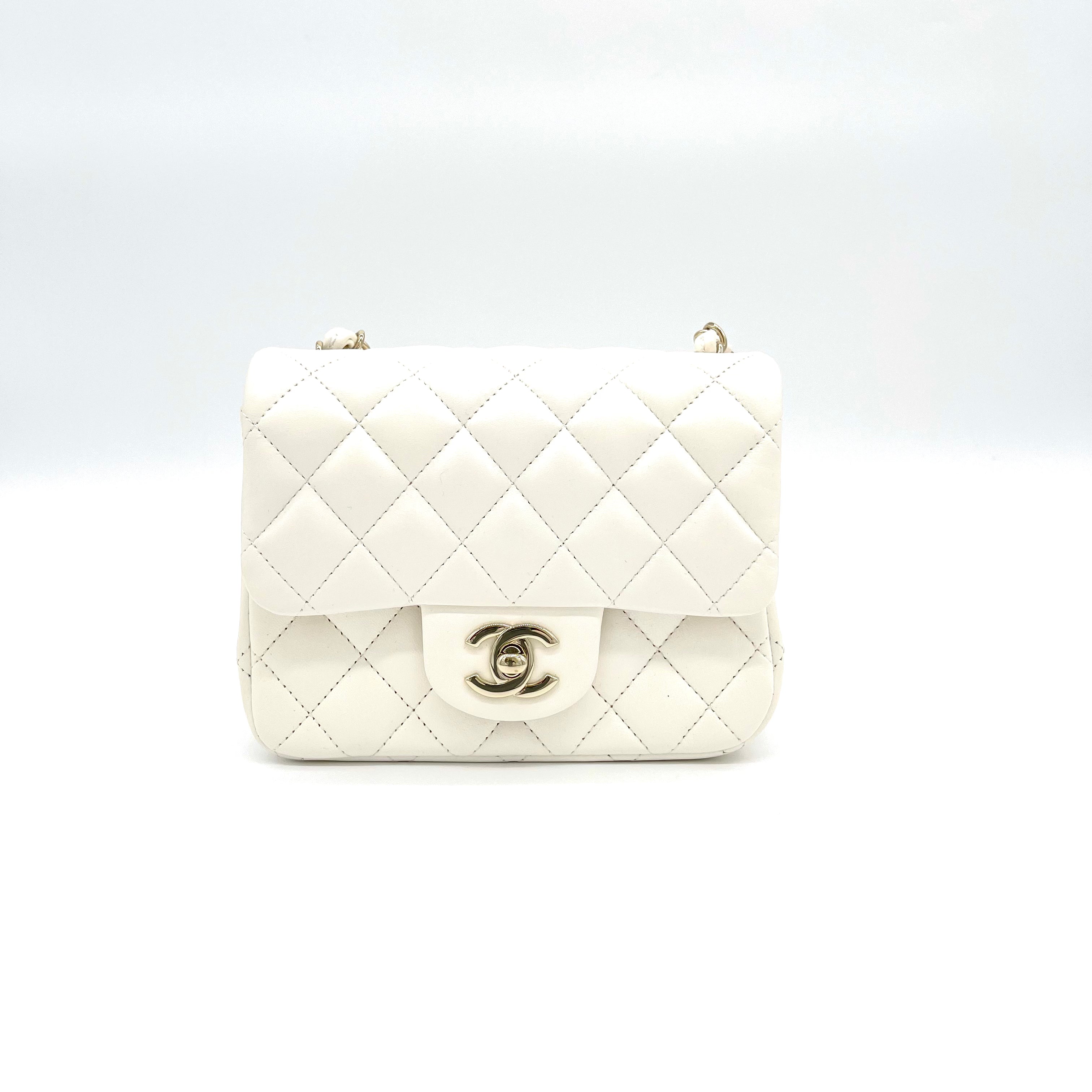 Chanel Quilted Lambskin Mini Square Flap