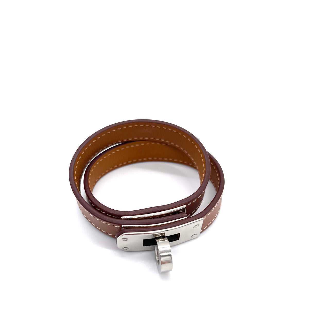 Hermès Mini Kelly Double Tour Bracelet Size 230mm