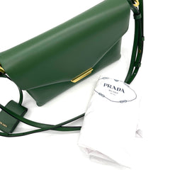 PRADA Ingrid envelope shoulder bag Green Medium