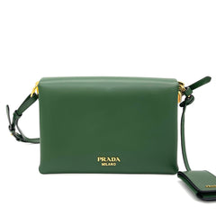 PRADA Ingrid envelope shoulder bag Green Medium