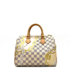 Louis Vuitton Limited Edition Nautical Damier Azur Speedy Bandoulierr 25 Bag