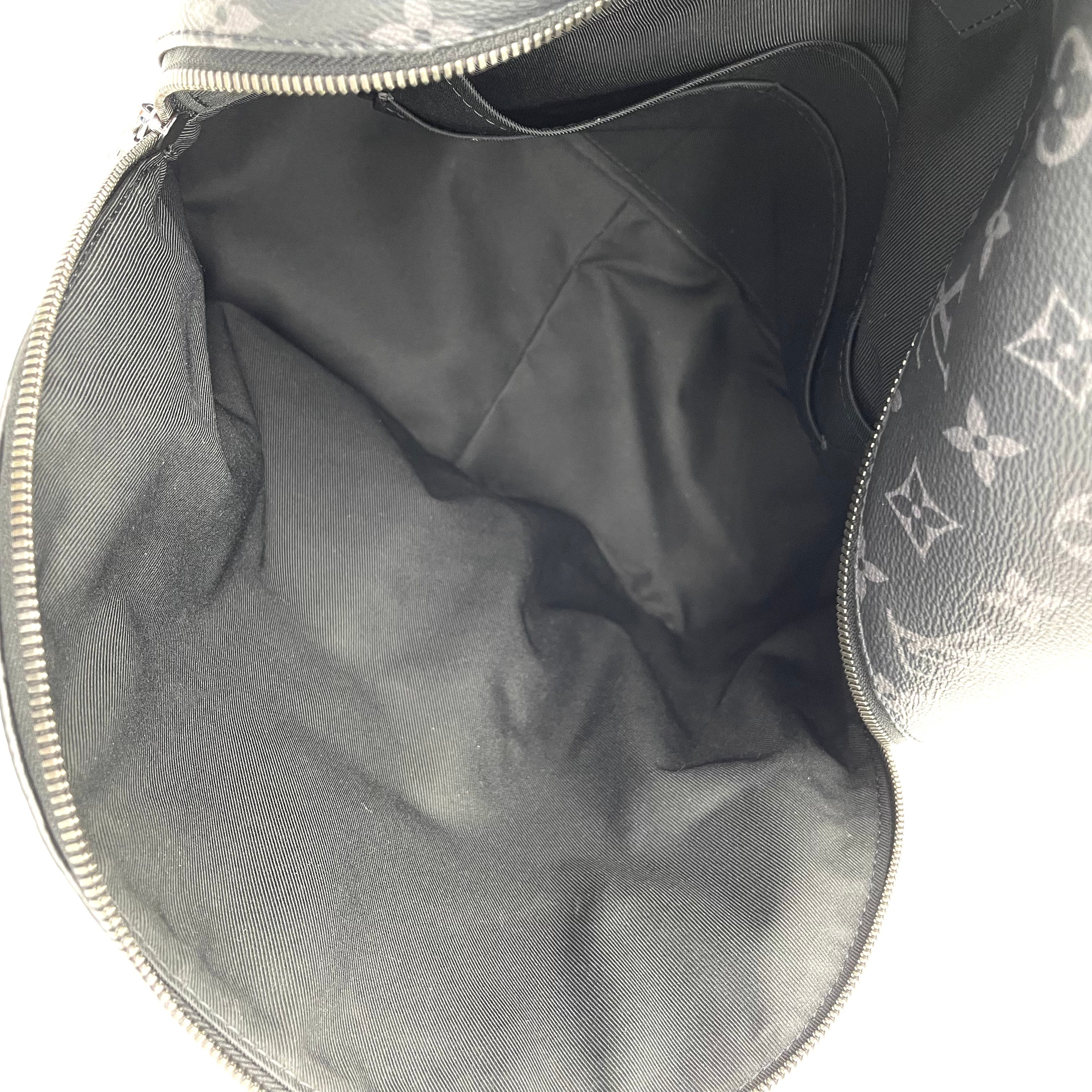 Louis Vuitton Monogram Eclipse Canvas Discovery Backpack Bag