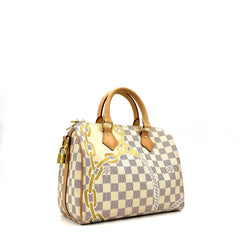 Louis Vuitton Limited Edition Nautical Damier Azur Speedy Bandoulierr 25 Bag