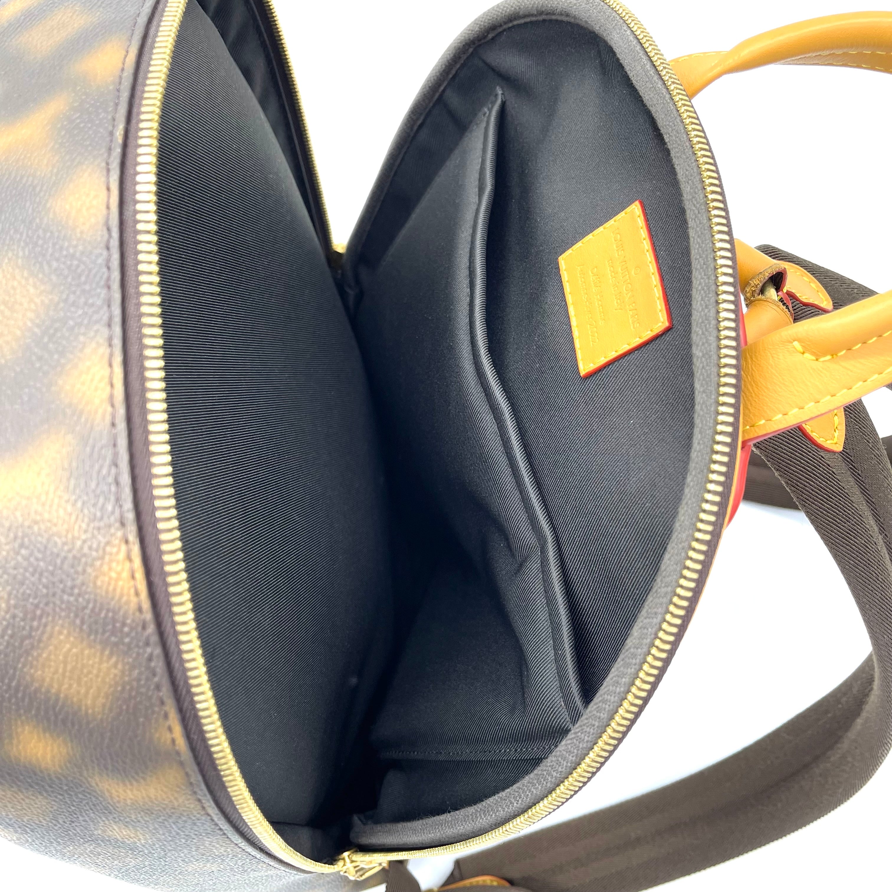 Louis Vuitton lv mini monogram backpack original leather version