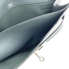 HERMES Kelly depeches 25 pouch Vert Amande