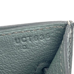 HERMES Kelly depeches 25 pouch Vert Amande