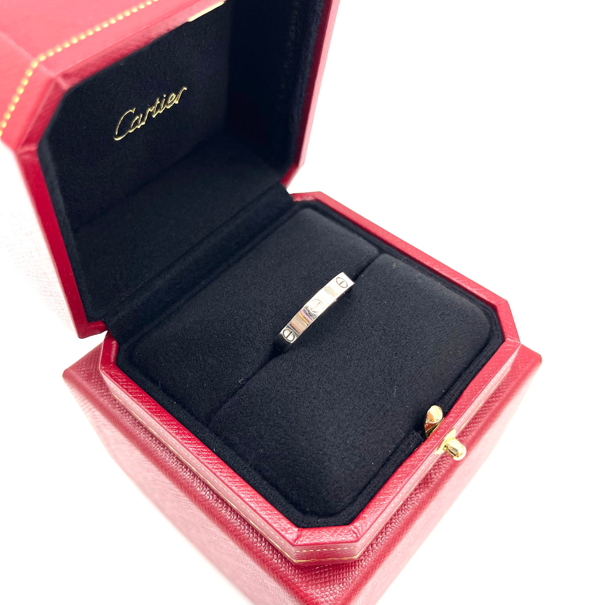 CARTIER LOVE RING 18K WHITE GOLD 3.5mm SIZE62