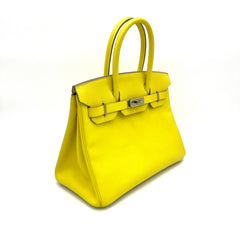 HERMES  Epsom Birkin 30 Lime