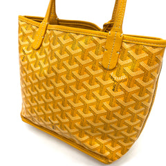 Goyard Mini Anjou Reversible Tote Coated Canvas