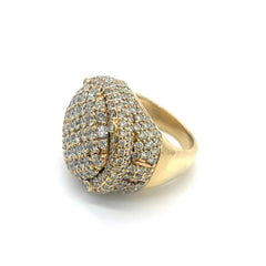 14K Yellow Gold & Diamonds Ring