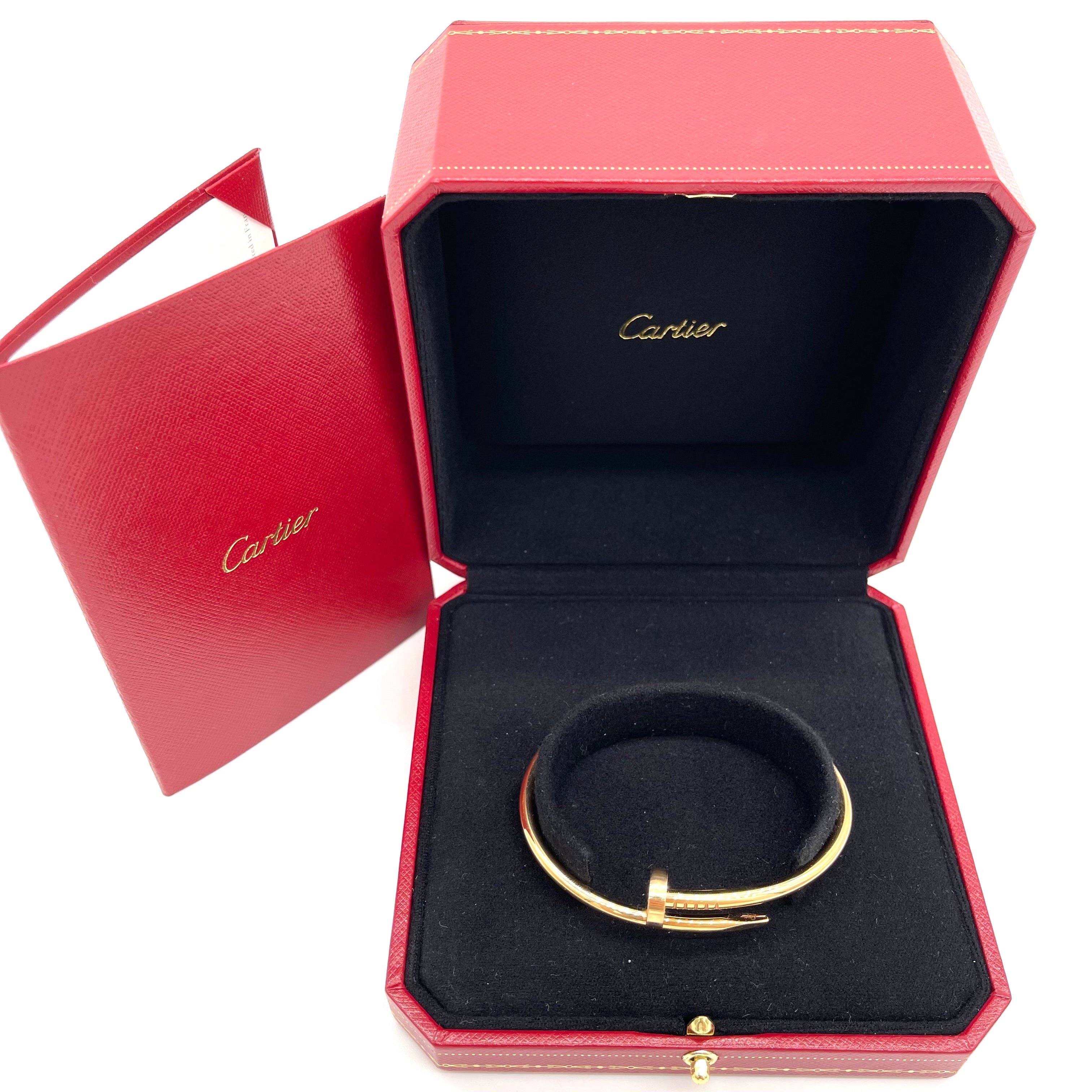 Louis Vuitton 18 Karat Yellow Gold Diamond Clous Bangle Bracelet