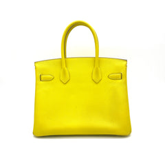 HERMES  Epsom Birkin 30 Lime