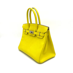 HERMES  Epsom Birkin 30 Lime