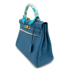 HERMES Kelly 32 Togo Gold Hardware NEW