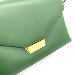 PRADA Ingrid envelope shoulder bag Green Medium