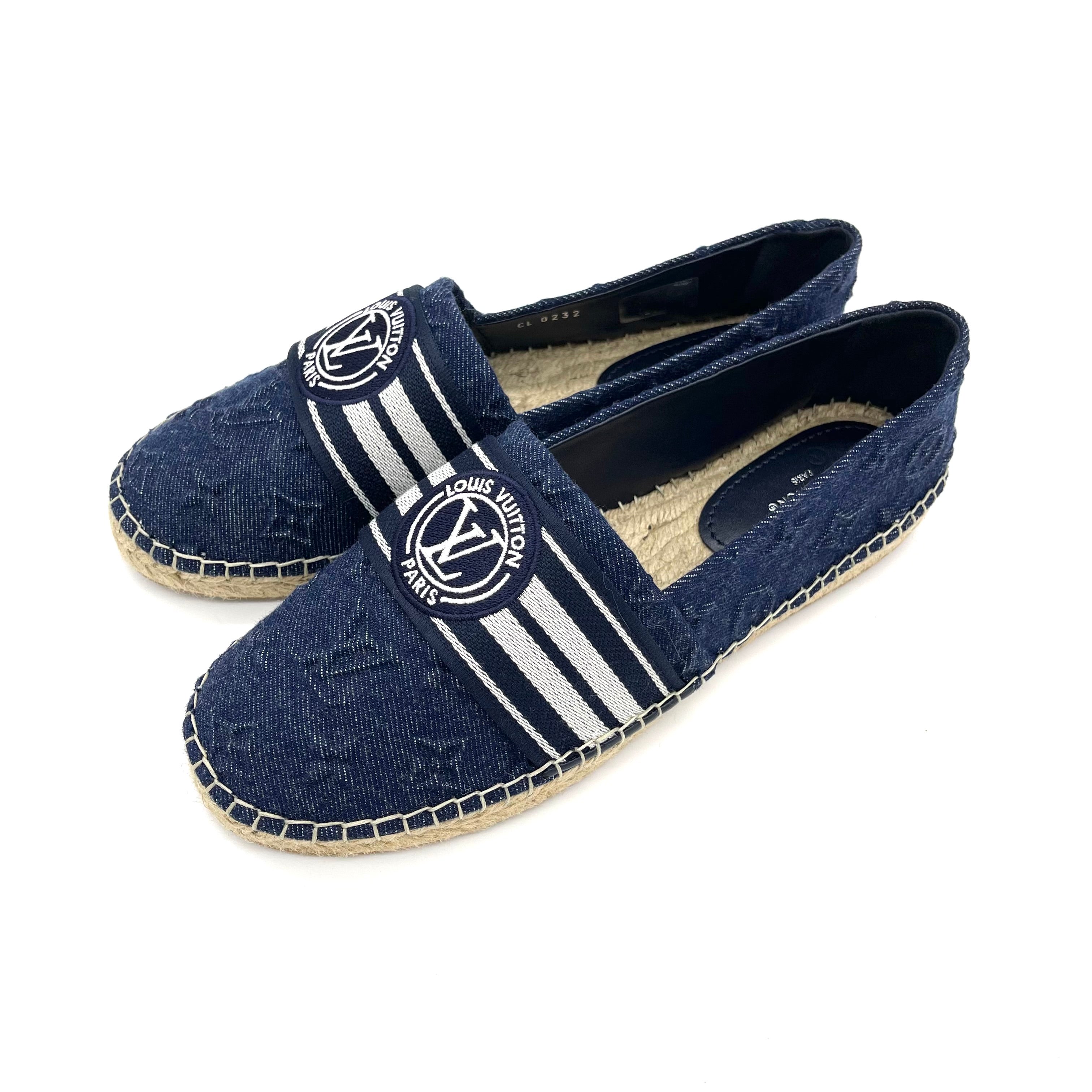Louis Vuitton Starboard Flat Espadrille Size40 Brand new condition Never used