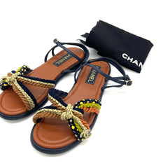 CHANEL Rope Sandals Size40 Retail Price $1150