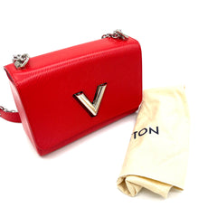 LOUIS VUITTON Epi Twist Shoulder Bag MM Coquelicot SR3108