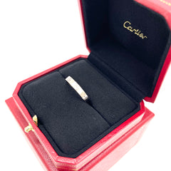 CARTIER LOVE RING 18K WHITE GOLD 3.5mm SIZE62