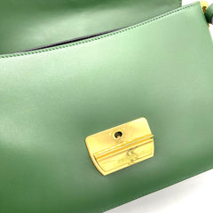 PRADA Ingrid envelope shoulder bag Green Medium