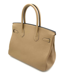 HERMES Togo BIRKIN 30 Etoupe ZAS088 TX