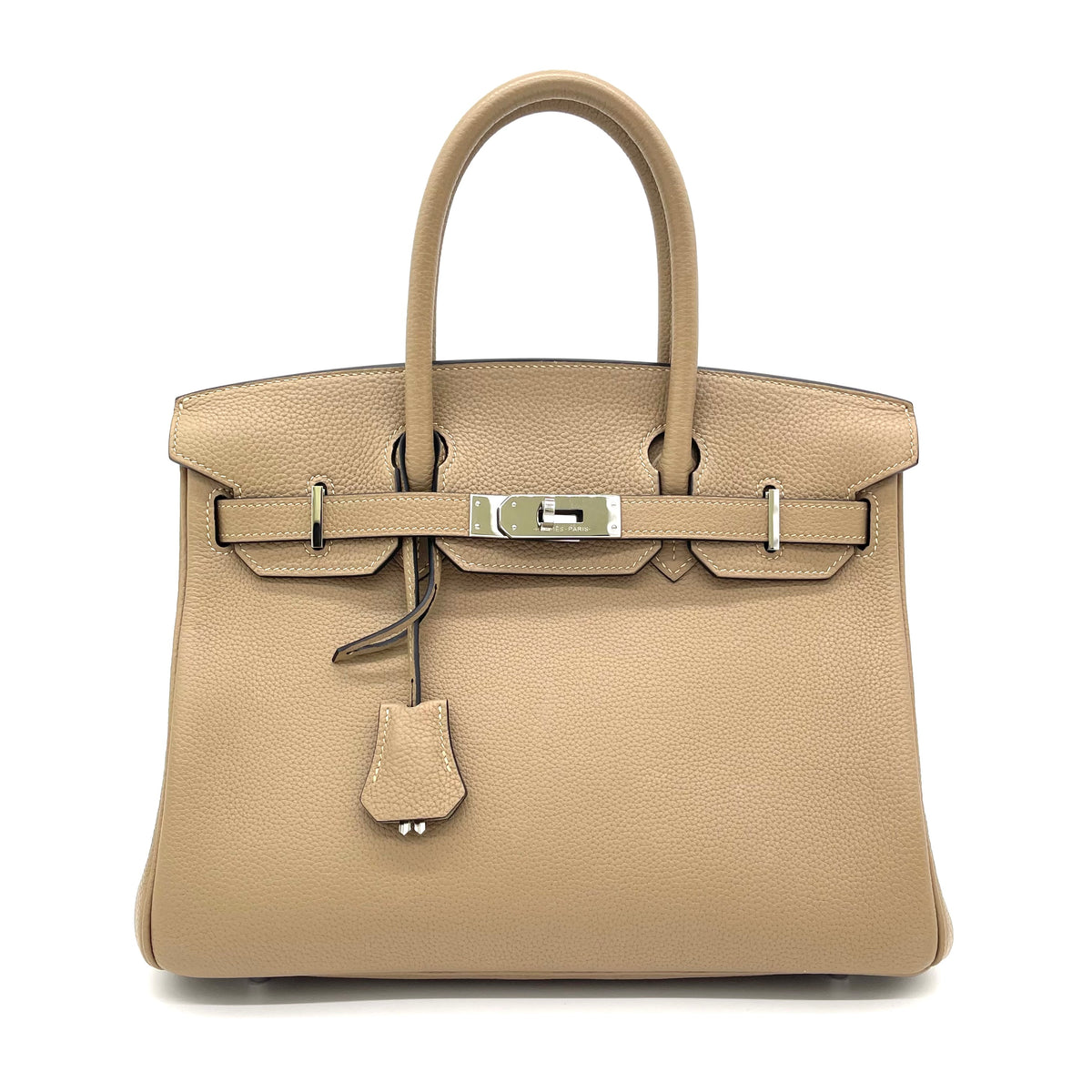 HERMES Togo BIRKIN 30 Etoupe ZAS088 TX