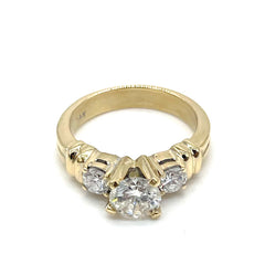14k Gold & Natural Diamond Ring