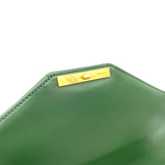 PRADA Ingrid envelope shoulder bag Green Medium