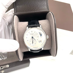 [Brand NEW]GLASHUTTE PanoMaticLunar Automatic White Dial Men's Watch