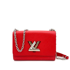 LOUIS VUITTON Epi Twist Shoulder Bag MM Coquelicot SR3108