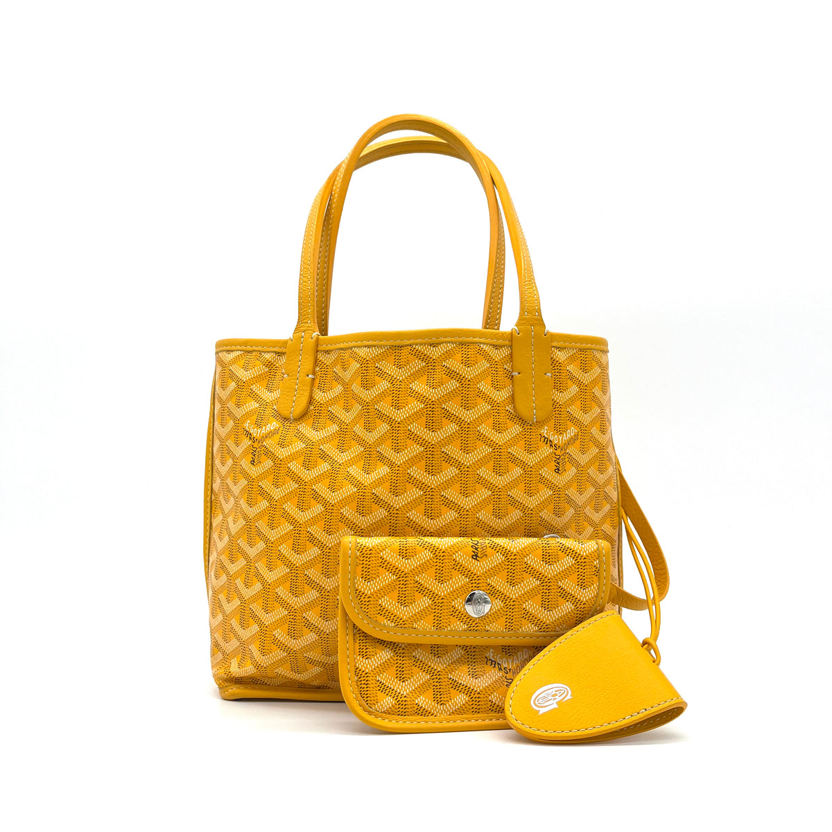 Goyard Mini Anjou Reversible Tote Coated Canvas