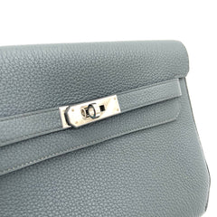 HERMES Kelly depeches 25 pouch Vert Amande