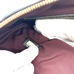 CHANEL O Case Large Clutch in Black Quilted Caviar Leather with Gold-Tone Hardware