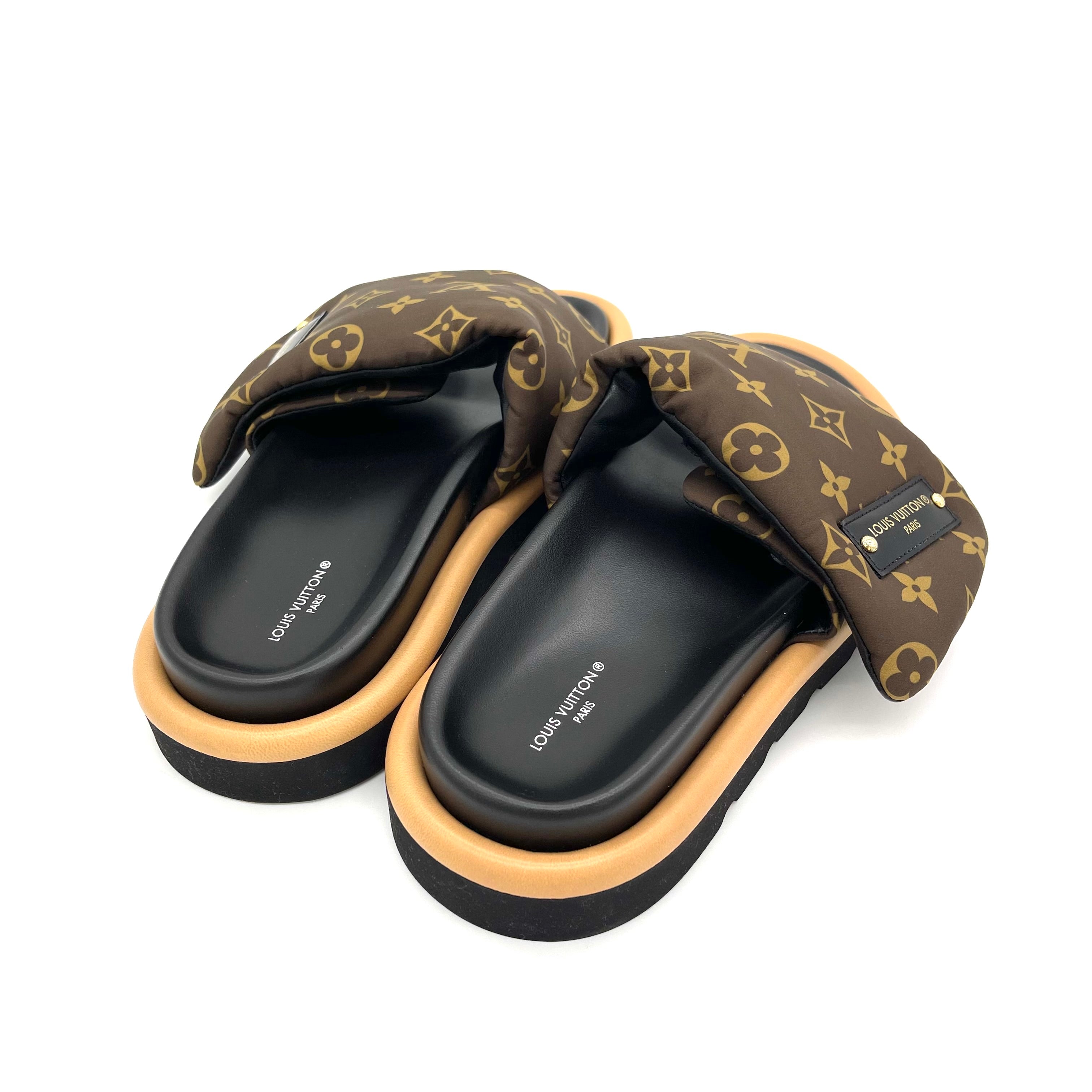 Louis Vuitton Women's Pool Pillow Comfort Mule Sandals Mahina Monogram  Nylon - ShopStyle