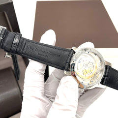 [Brand NEW]GLASHUTTE PanoMaticLunar Automatic White Dial Men's Watch