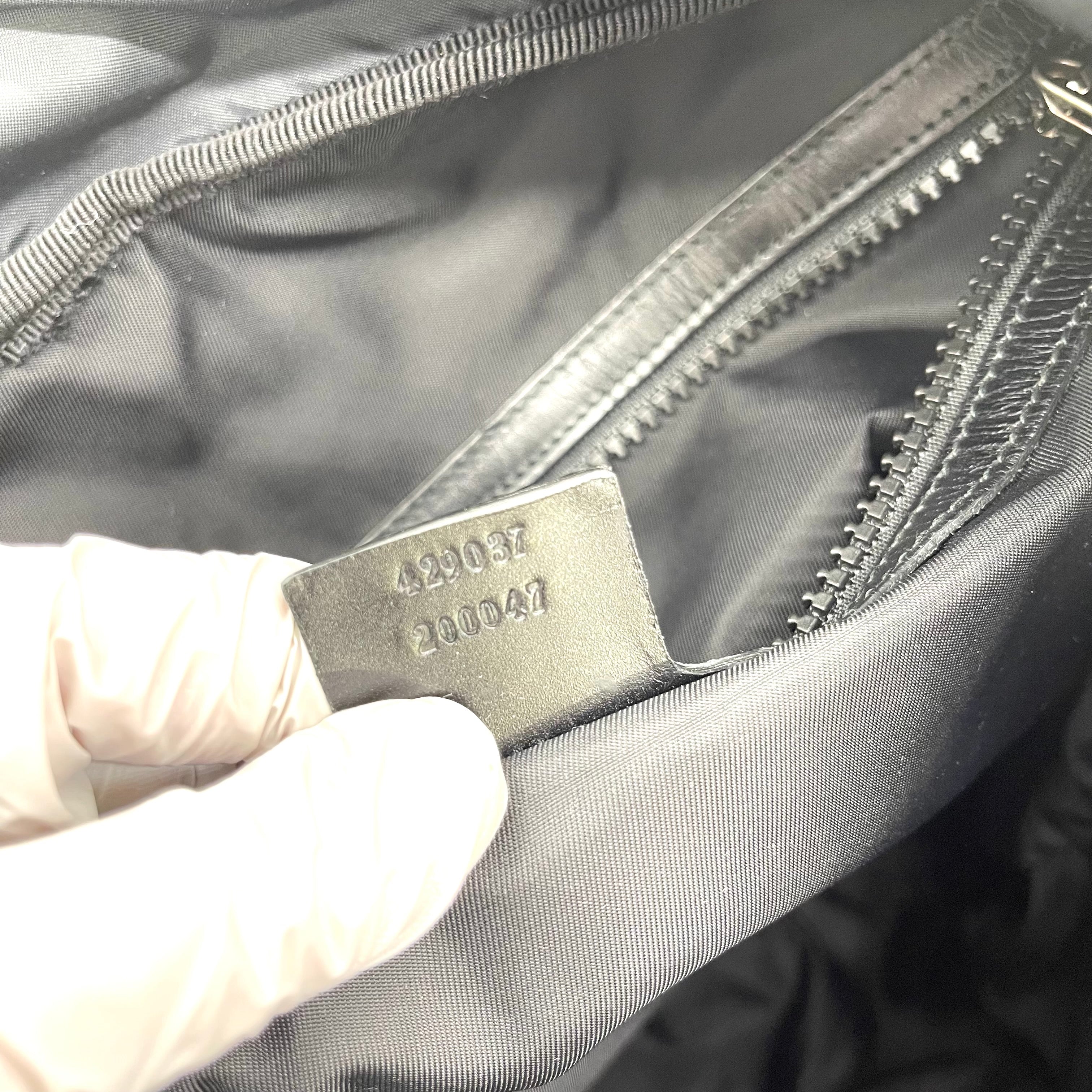 Gucci Black Canvas Techpack Backpack Bag - Yoogi's Closet