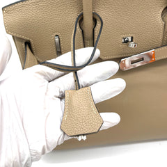 HERMES Togo BIRKIN 30 Etoupe ZAS088 TX