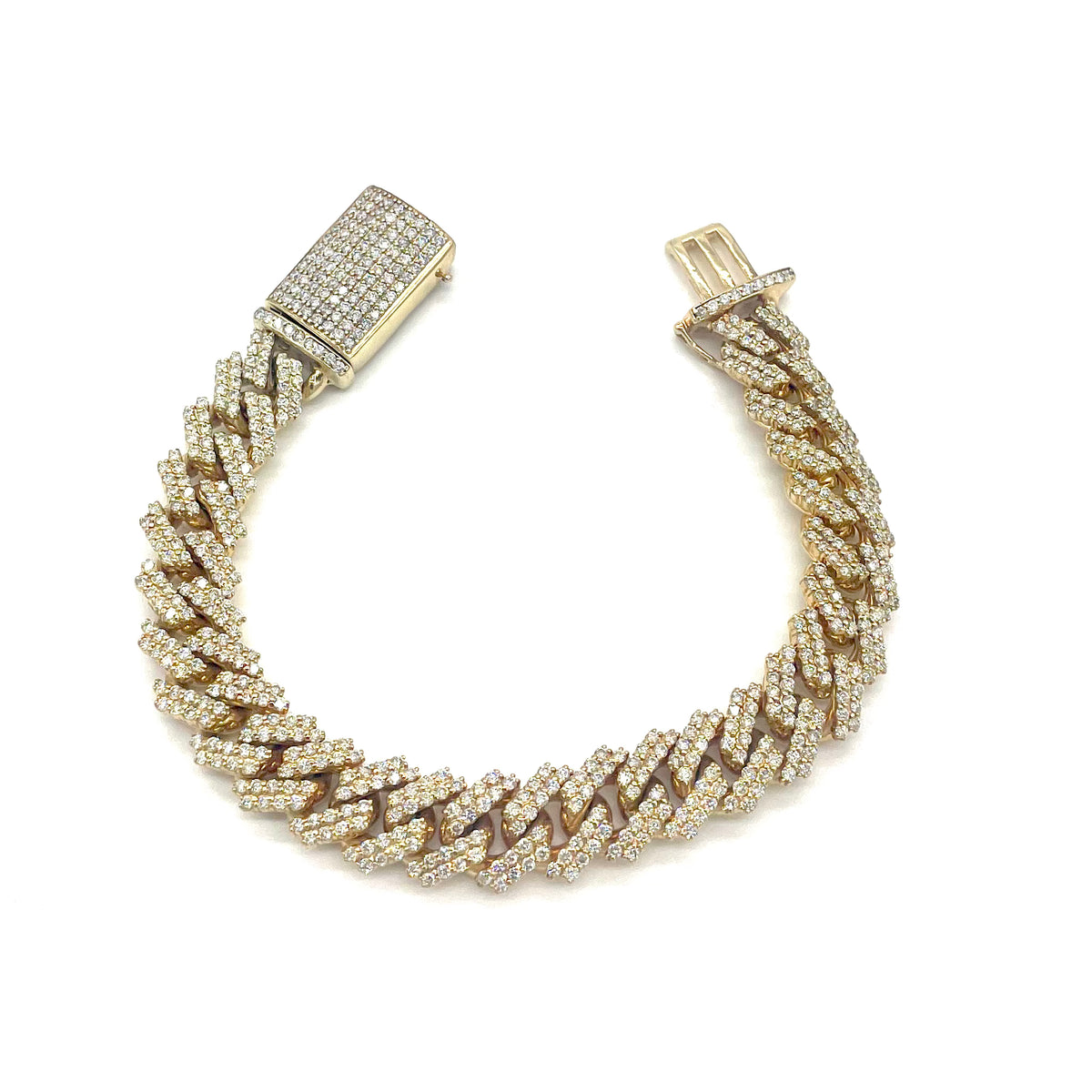 14K Yellow Gold cuban link bracelet
