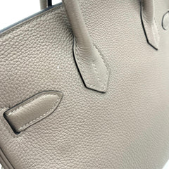 HERMES  Taurillon Novillo Birkin 30 Gris Asphalte