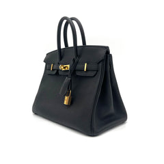 HERMES  Togo Birkin 25 Black