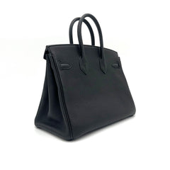 HERMES  Togo Birkin 25 Black