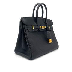 HERMES  Togo Birkin 25 Black