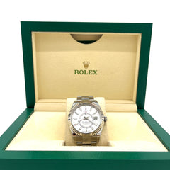 Rolex Sky-Dweller Oyster Perpetual 42mm White Index Dial Oyster Bracelet 2023