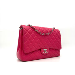 Chanel  Lambskin Quilted Jumbo Single Flap Barbie Pink 2014