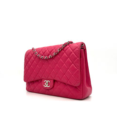 Chanel  Lambskin Quilted Jumbo Single Flap Barbie Pink 2014