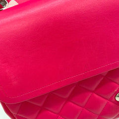 Chanel  Lambskin Quilted Jumbo Single Flap Barbie Pink 2014